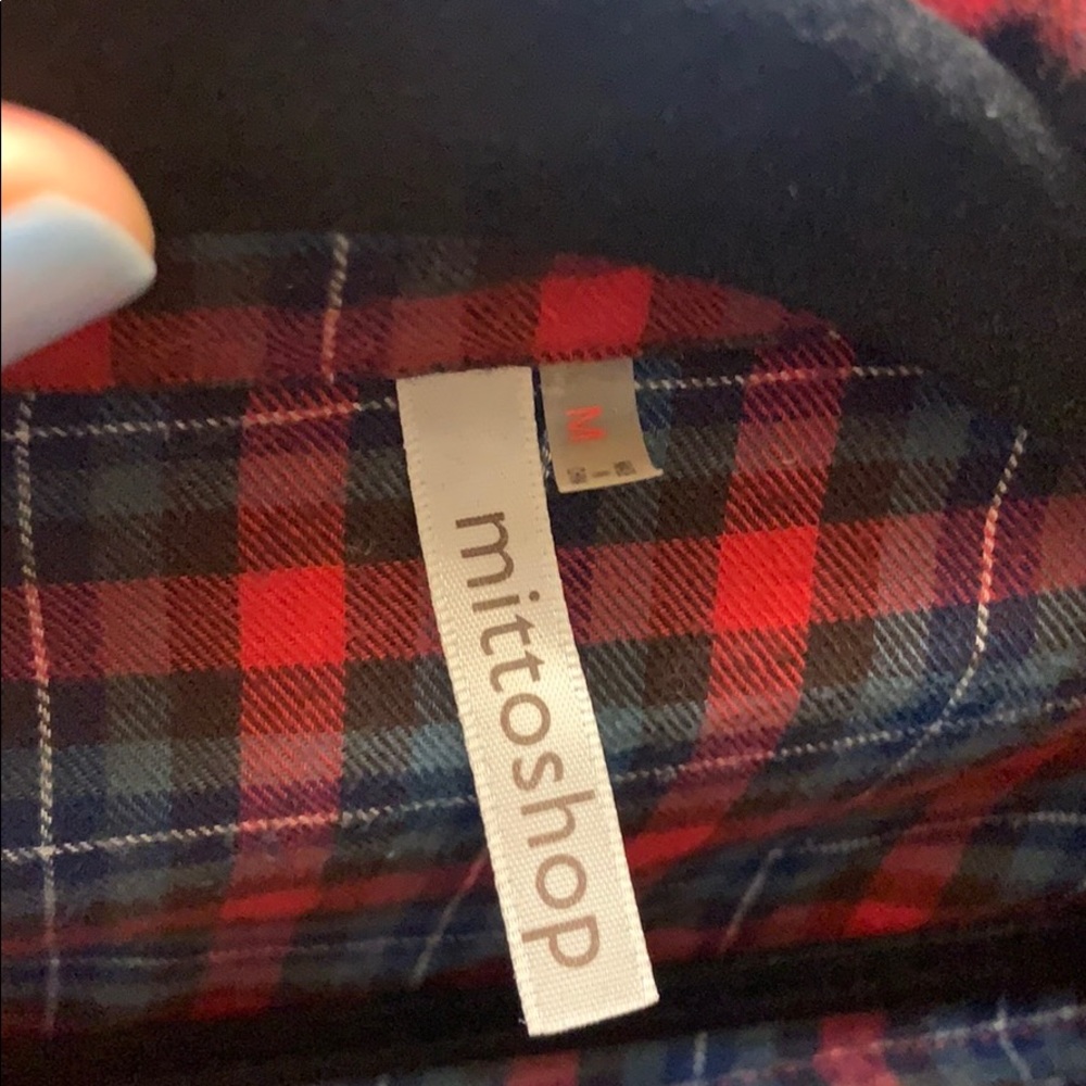 Plaid Button Down Top - image 2